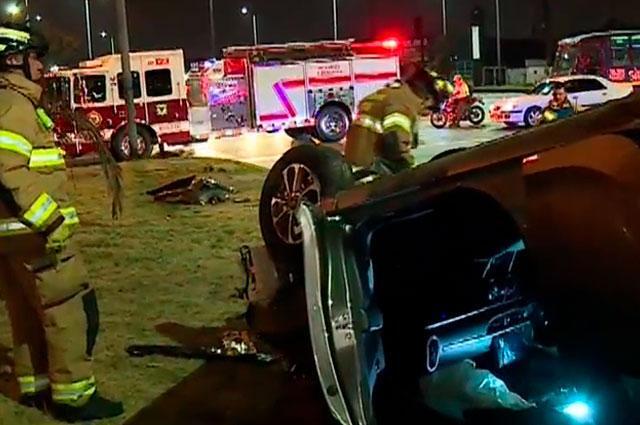 ¿Cómo terminó este carro ‘patas arriba’ en una avenida principal de Bogotá?