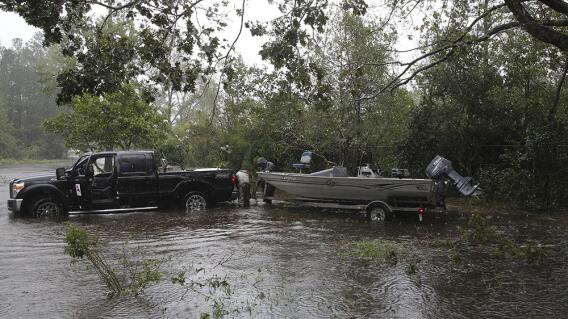 315487_Blu Radio. Huracán Florence. Foto: AFP