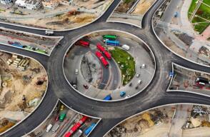 Nueva glorieta en la av. Ciudad de Cali con av. de las Américas: así se ve la imponente estructura