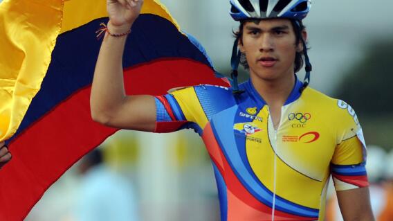 297288_Blu Radio. La historia de Pedro Causil, el patinador colombiano clasificado a JJ.OO. de Invierno / Foto: AFP