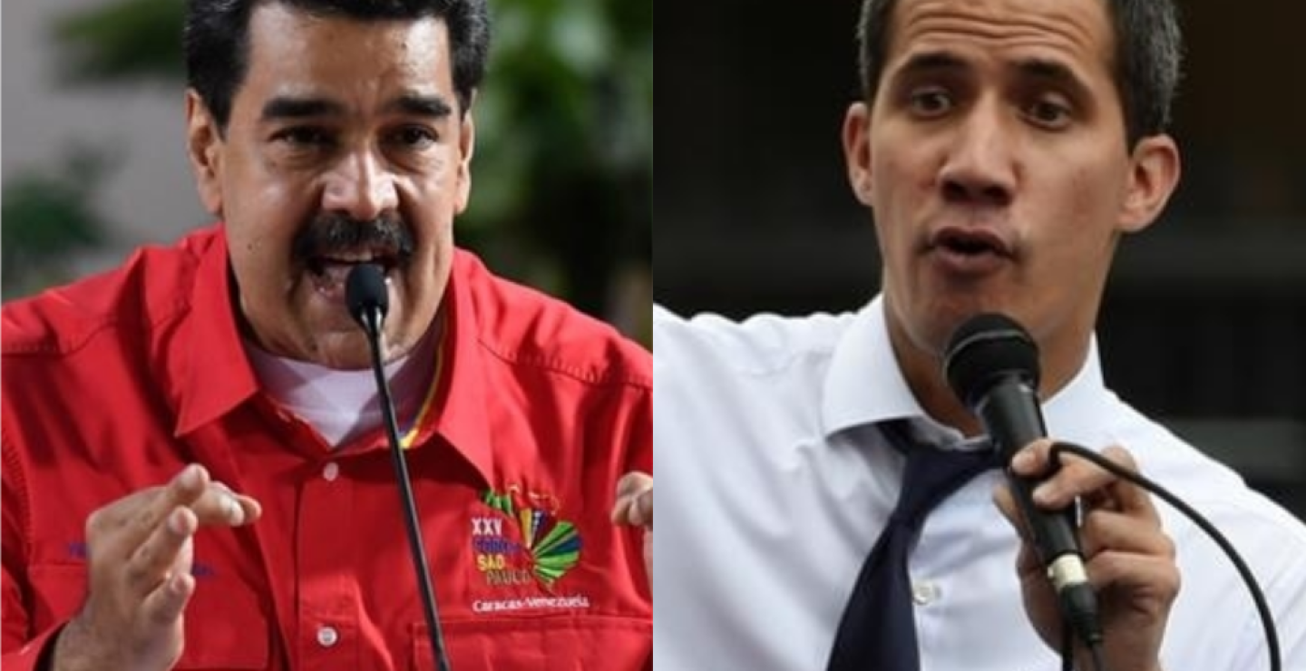 348573_BLU Radio. Juan Guaidó y Nicolás Maduro // Foto: AFP