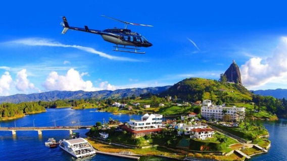 Guatapé en helic Guatapé en helic