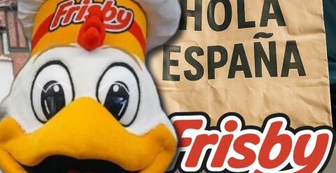 Frisby España renueva su imagen tras controversia con la marca original colombiana. 