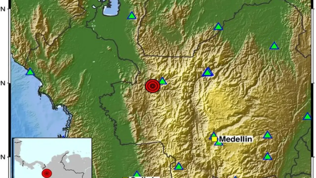 Serie de sismos de baja magnitud se registra en diversas regiones de Colombia