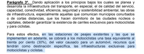 Proyecto de ley 127 de 2020, parágrafo 3 del artículo 8
