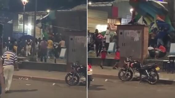 Saltarín que se desinfló en Bucaramanga