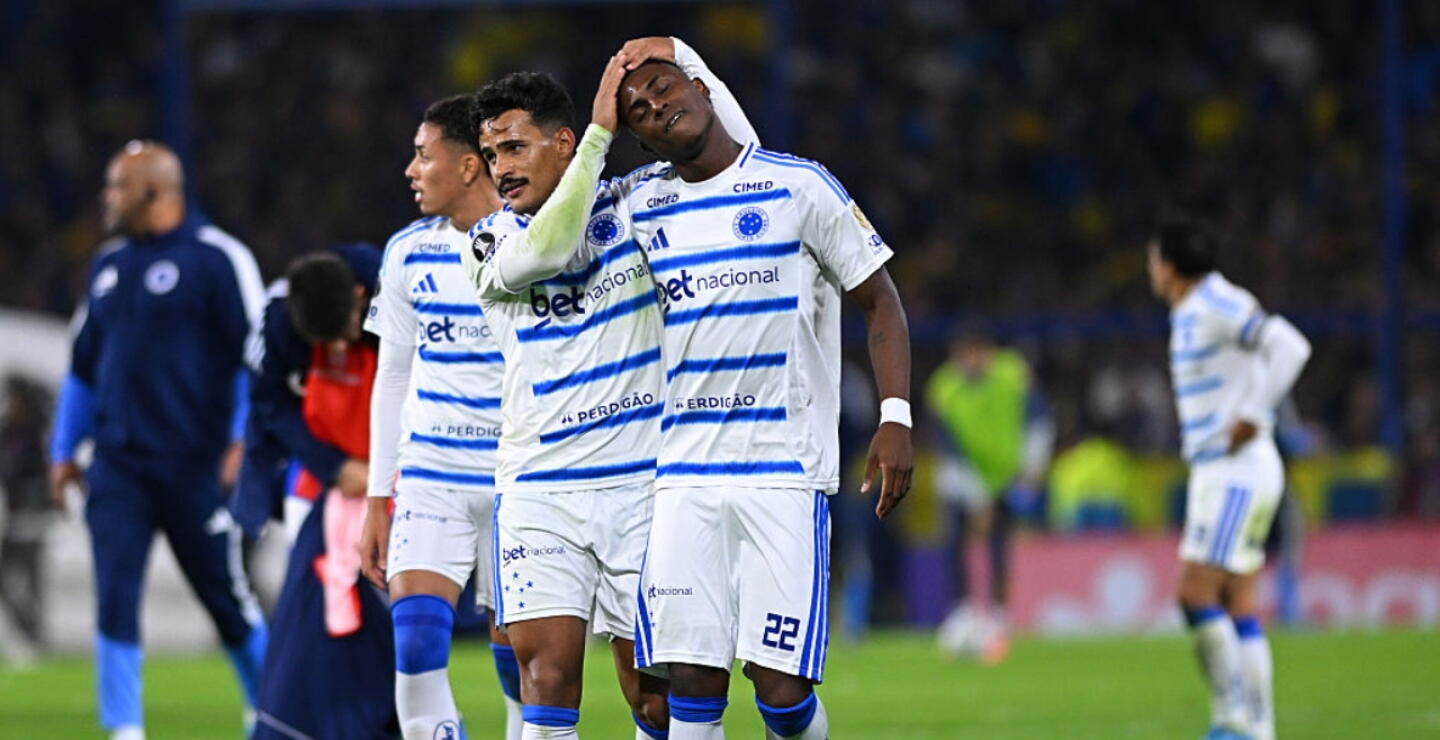Néyser Villarreal se perdió un gol claro con Cruzeiro frente a Boca Juniors en la Copa Libertadores. 