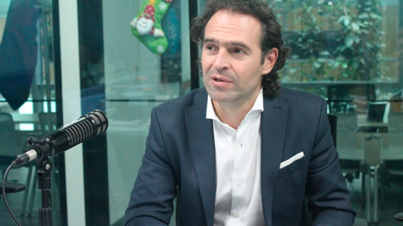 275398_BLU Radio Federico Gutiérrez, alcalde de Medellín / Foto: Blu Radio