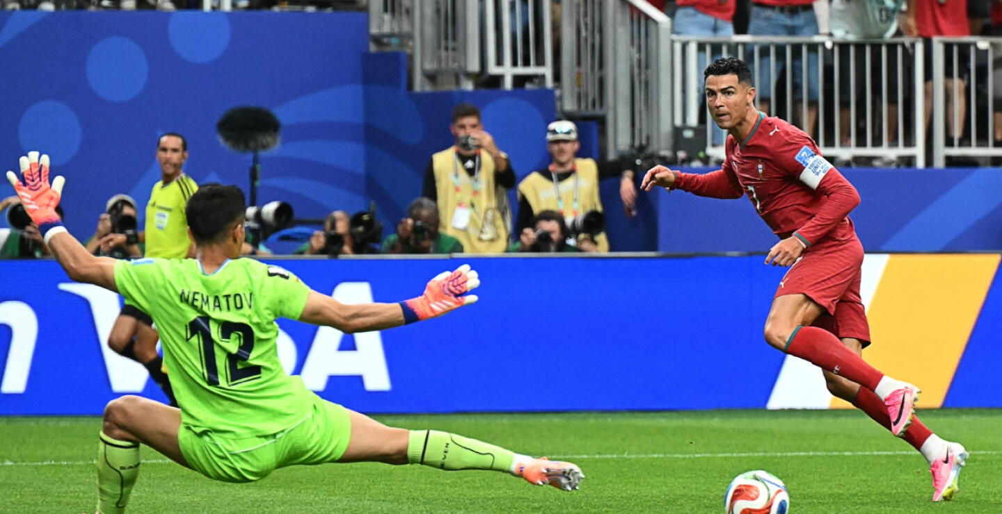 Cristiano Ronaldo en Portugal vs. Uzbekistán por el Mundial 2026.