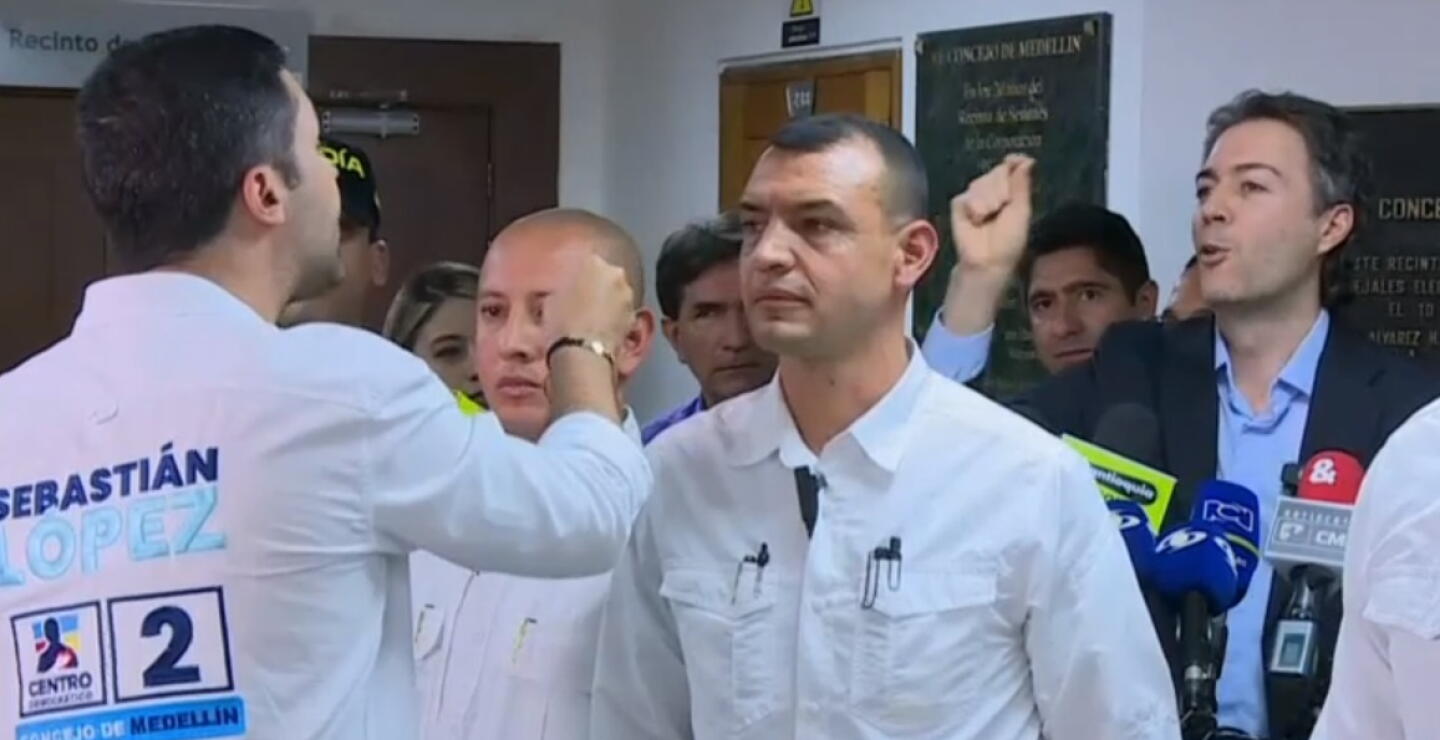 Daniel Quintero, alcalde de Medellín, protagonizó agarrón con concejal de la oposición