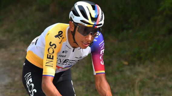 Egan Bernal, ciclista colombiano. Egan Bernal, ciclista colombiano.