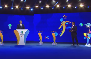 Sorteo de la Copa América femenina 2022.