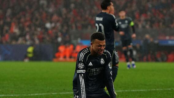 Kylian Mbappé, delantero del Real Madrid.