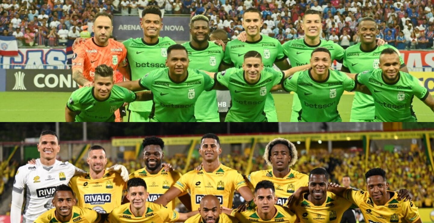 Atlético Nacional y Bucaramanga son los equipos colombianos en la Copa Libertadores 2025.