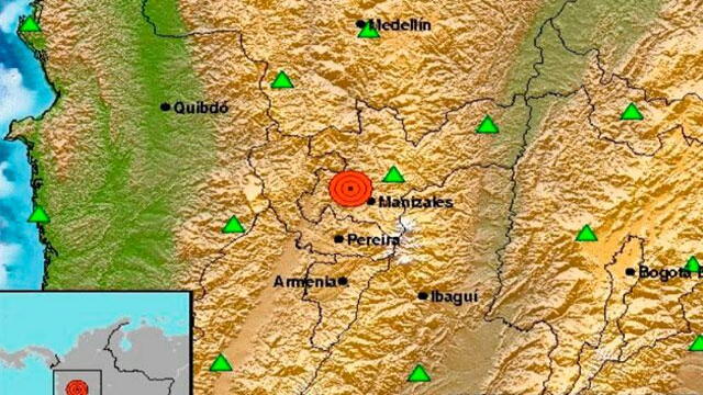 Sismo con epicentro en Manizales se sintió con fuerza en Medellín
