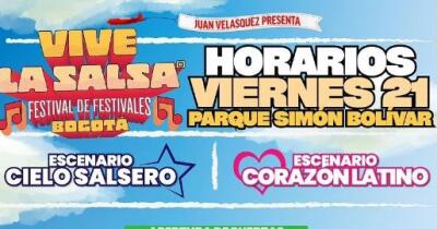 Vive la salsa 2024: horarios y artistas