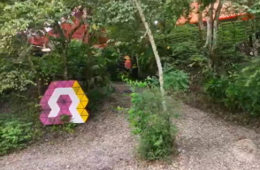 Así queda la casa Omega durante una competencia.