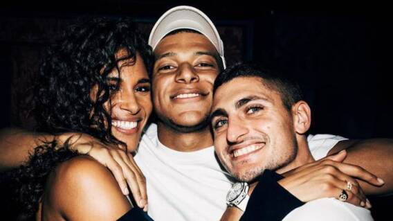 Cindy Bruna Kylian Mbappé Marco Verrati Instagram E.jpg Cindy Bruna Kylian Mbappé Marco Verrati Instagram E.jpg