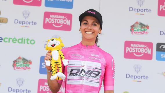 Diana Peñuela, nueva líder de la carrera. Diana Peñuela, nueva líder de la carrera.