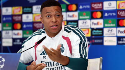 Kylian Mbappé, delantero del Real Madrid.