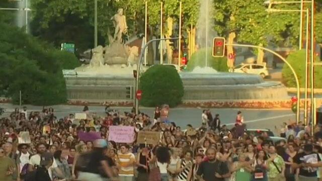 Protestas en España luego de que integrantes de ‘la manada’ quedaran libres