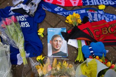 Tributes Are Made To Cardiff City's Emiliano Sala