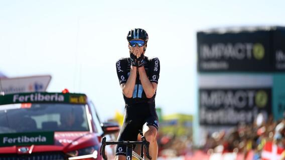 Thymen Arensman, ganador de la etapa 15 de la Vuelta a España Thymen Arensman, ganador de la etapa 15 de la Vuelta a España