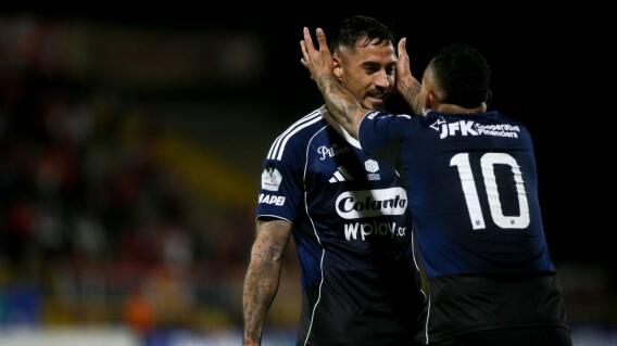 Francisco Fydriszewski, autor de los goles del Medellín contra Santa Fe en Copa BetPlay.