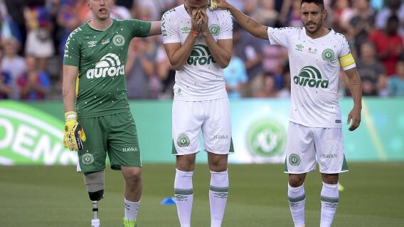 350622_BLU Radio. Sobrevivientes de Chapecoense / Foto: AFP 350622_BLU Radio. Sobrevivientes de Chapecoense / Foto: AFP
