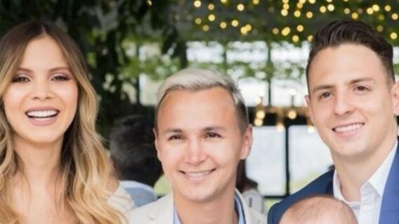 Karin Jiménez, esposa de Santiago Arias, y Mauricio Leal Karin Jiménez, esposa de Santiago Arias, y Mauricio Leal