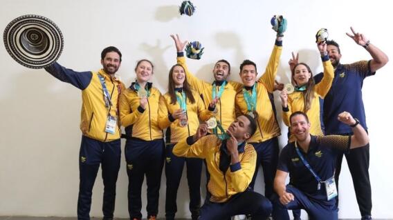 Equipo colombiano de squash, en los Juegos Panamericanos Santiago 2023 Equipo colombiano de squash, en los Juegos Panamericanos Santiago 2023