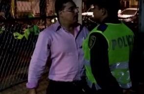 281738_Blu Radio / Funcionario judicial de Cali protagonizó escena de ¿Usted no sabe quién soy yo? Foto: Tomada del video.