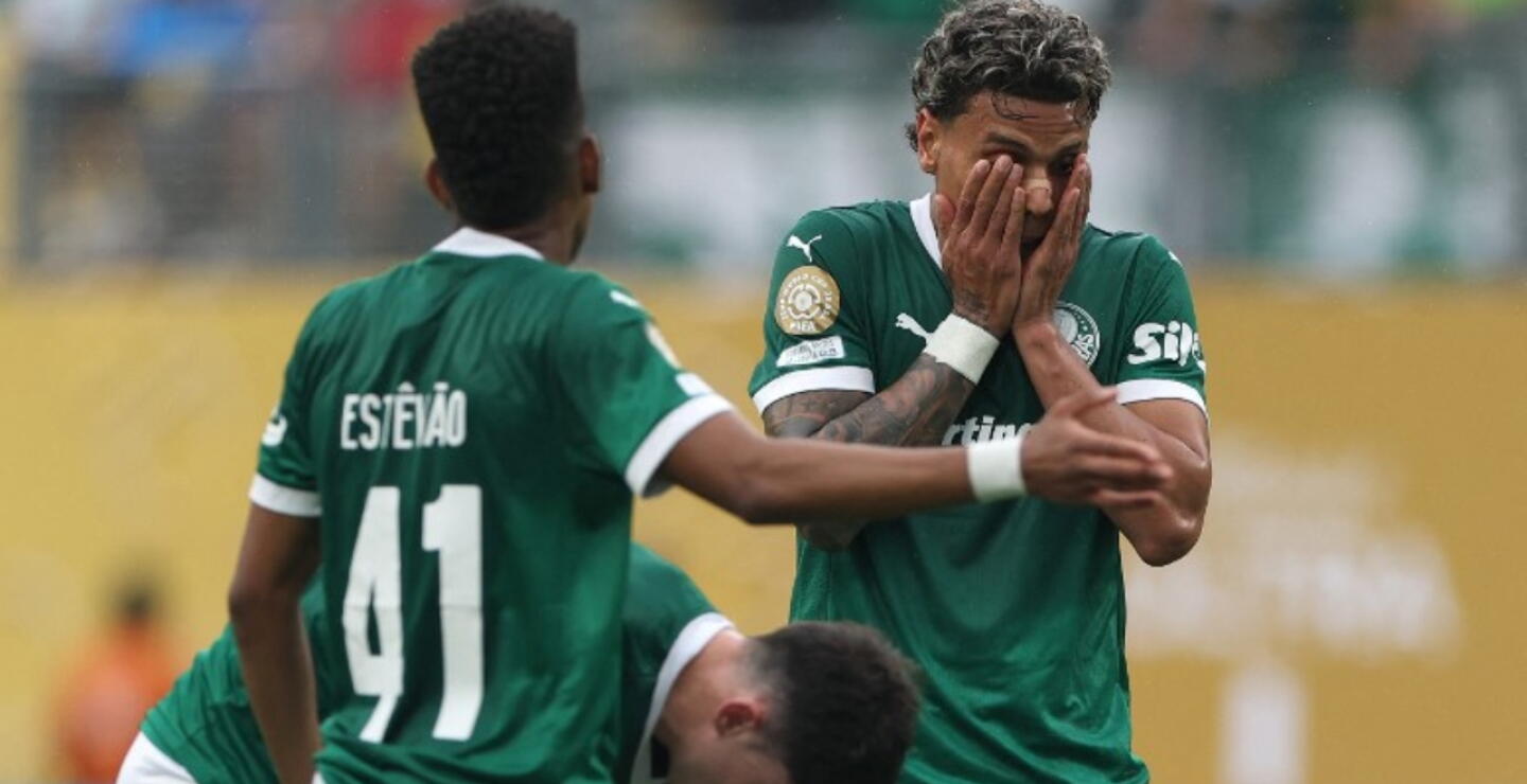Richard Ríos en el debut de Palmeiras en el Mundial de Clubes 2025.