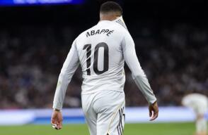 Kylian Mbappé, delantero del Real Madrid. 
