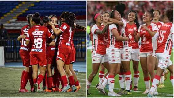 América y Santa Fe se enfrentan este viernes en la gran final de la Liga femenina 2023. América y Santa Fe se enfrentan este viernes en la gran final de la Liga femenina 2023.