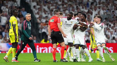 Vinícius salió expulsado en Real Madrid vs. Villarreal por la Liga de España.