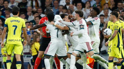 Vinícius Júnior se fue expulsado en Real Madrid vs. Villarreal por la Liga de España.