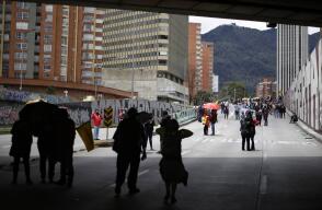 marchas en Bogotá