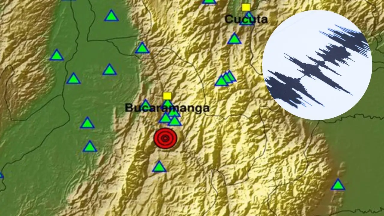 Fuerte sismo de magnitud 5.8 sacude el centro de Colombia