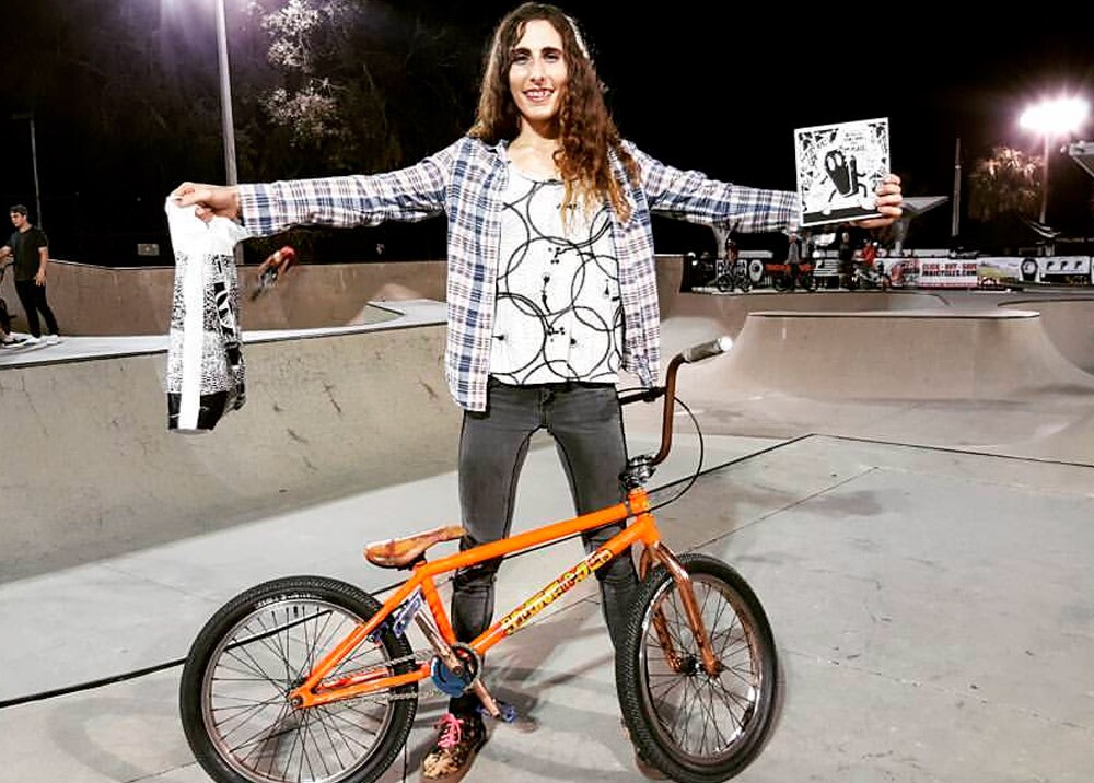 Chelsea Wolfe, campeona panamericana de BMX en estilo libre