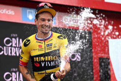 Primož Roglic, corredor del Jumbo Visma. Primož Roglic, corredor del Jumbo Visma.