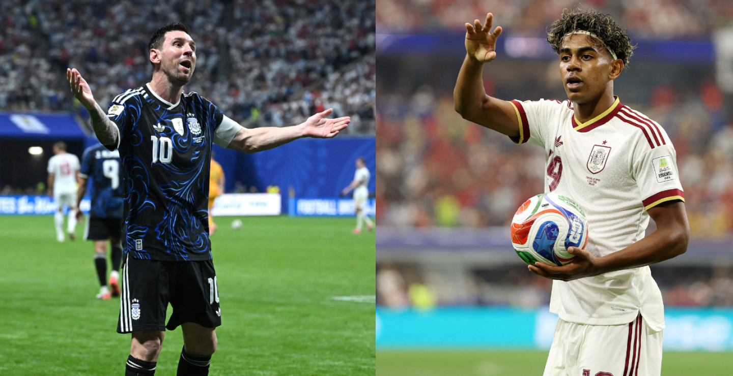 Lionel Messi y Lamine Yamal