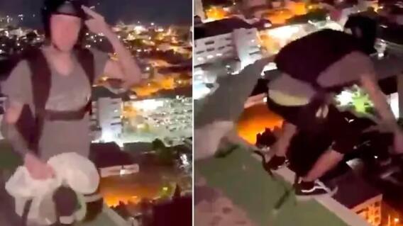Paracaidista muere tras arrojarse de un piso 29 Paracaidista muere tras arrojarse de un piso 29