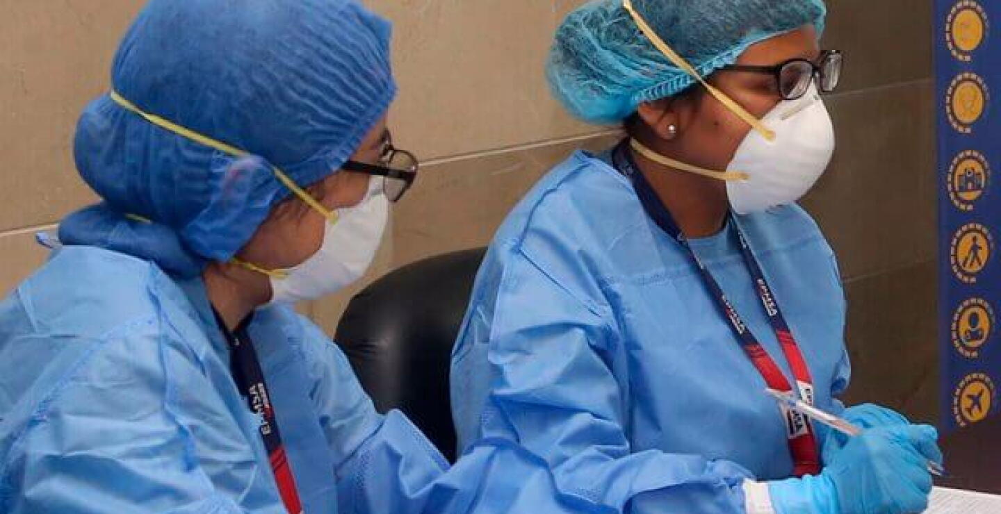 Primer caso confirmado de coronavirus en Colombia. AFP