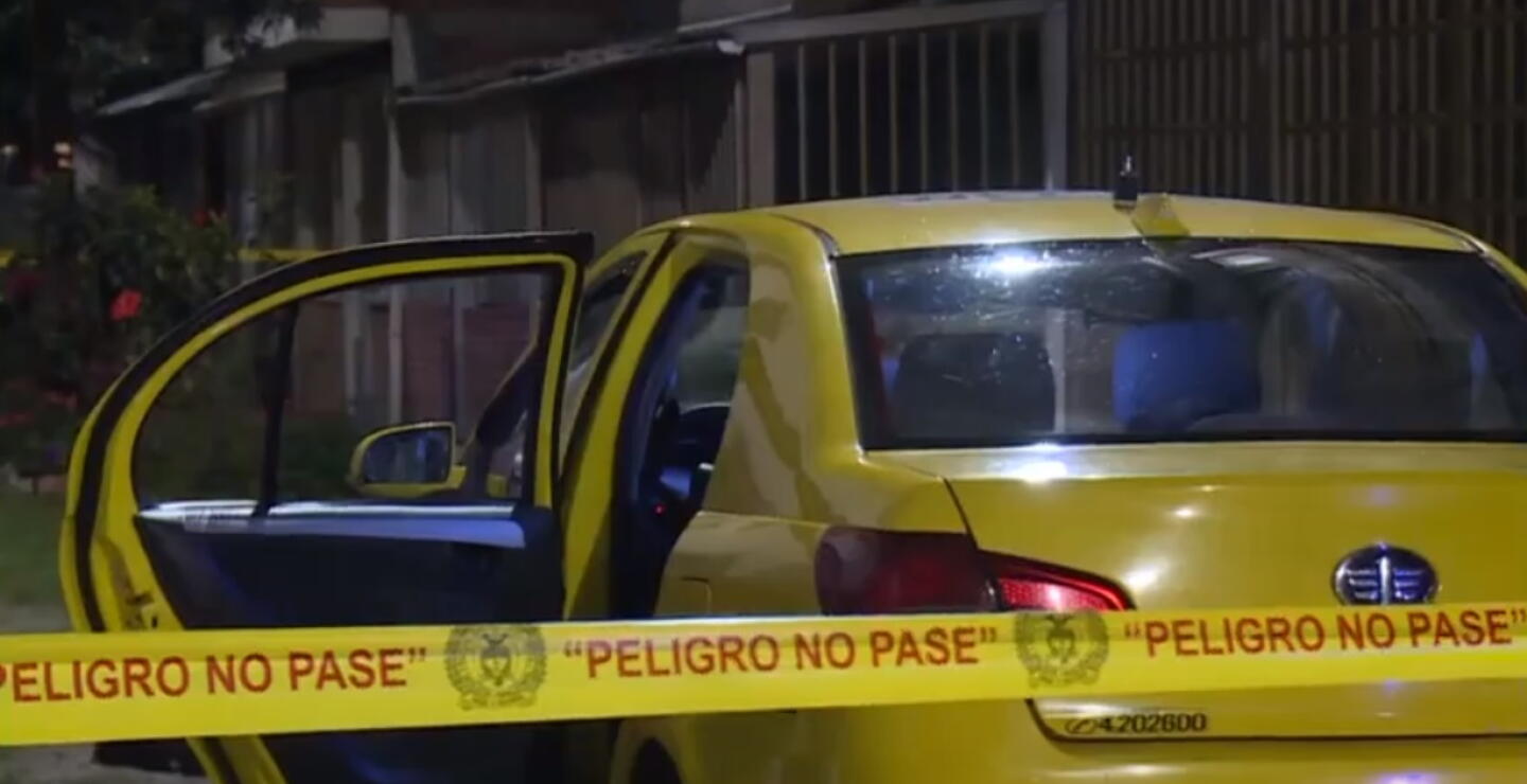 Mujer en Bogotá fue asesinada a tiros dentro de un taxi por un supuesto habitante de calle