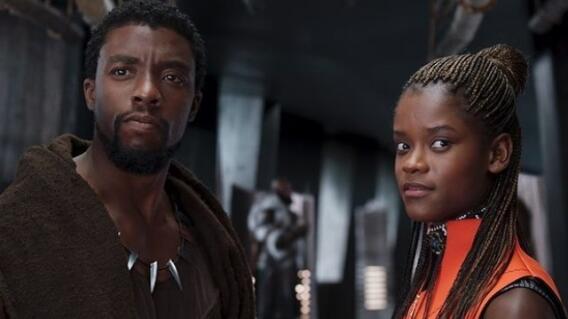 Letitia Wright, Shuri en Pantera Negra, película de Disney Letitia Wright, Shuri en Pantera Negra, película de Disney