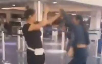 Mujeres se enfrentan por infidelidad