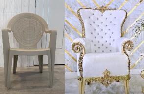 Sofá antes y después 