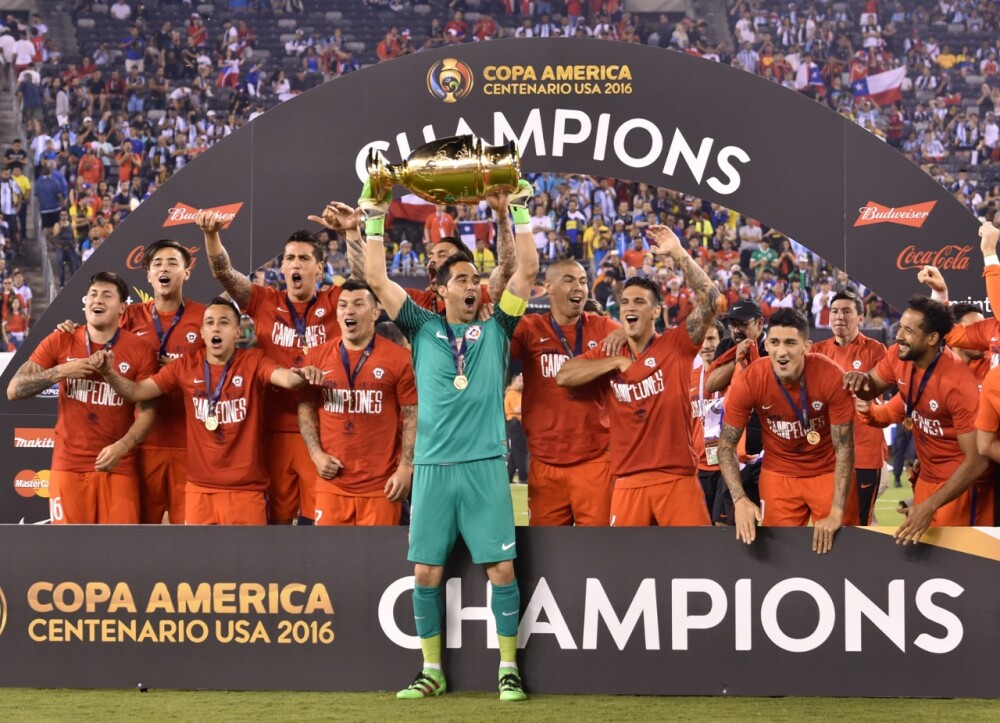 Selección Chile campeona Copa América 2016 AFP.