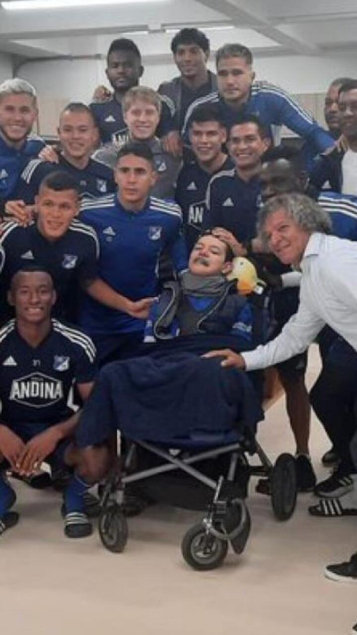 Miguel Ángel, el hincha de Millonarios que fue nominado en los premios The Best 2023 de la FIFA